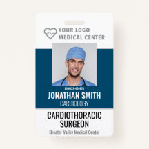 Nome de etiqueta de Funcionários do Hospital de ID