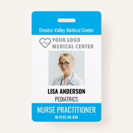 Crachá Nome de etiqueta de Funcionários do Hospital de ID