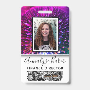 Crachá Nome de Foto do Enfermeiro CNA Profissional do Lig