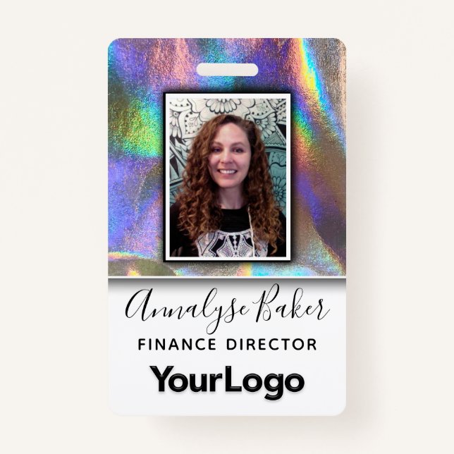 Crachá Nome de Foto do Enfermeiro de CNA Profissional Hol (Frente)