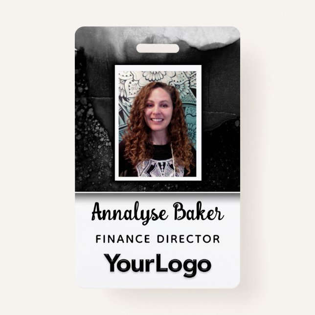 Crachá Nome de Foto do Enfermeiro de CNA Profissional Pre (Frente)