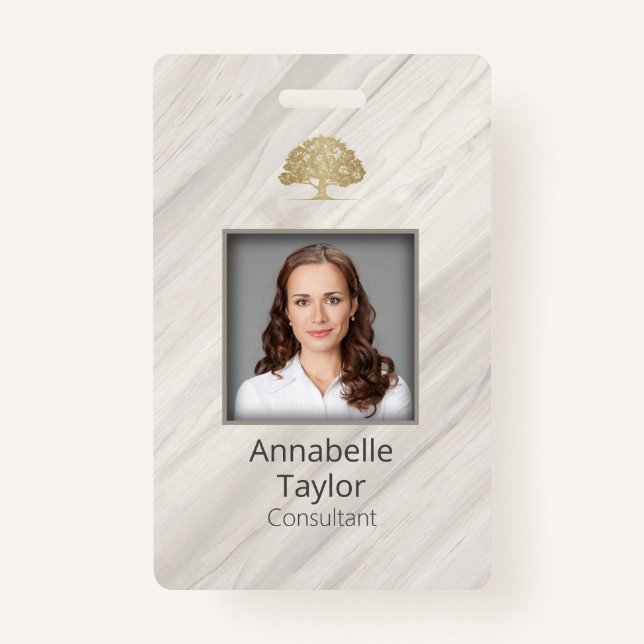 Crachá Nome de Spa Natural (Frente)