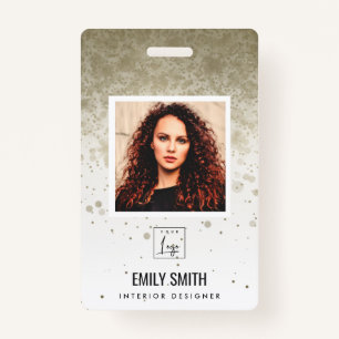 CRACHÁ NOME DO CÓDIGO DO BAR DE FOTOGRAFIAS DO FUNCIONÁRI