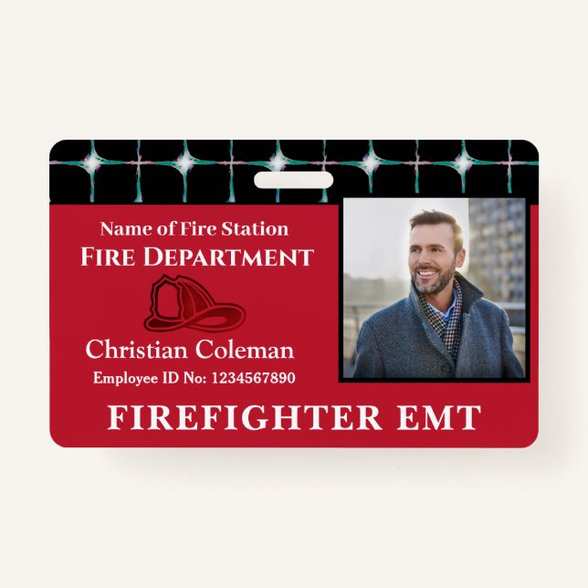 Crachá Nome do funcionário personalizado ID da placa Logo (Frente)