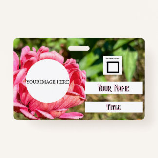 Crachá Nome do logotipo de imagem personalizada do ventil