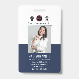 Crachá Nome e Foto Personalizados   Segurança da Empresa