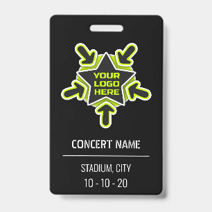 Crachá Nome personalizado acesse todos os passes de acess