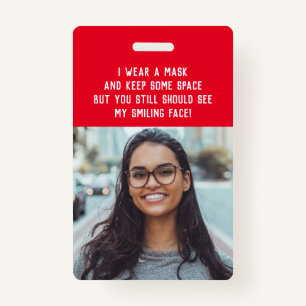 Crachá Nome vermelho da enfermeira do professor de fotogr