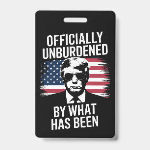 Crachá Oficialmente Desencarregado Do Que Foi Trump