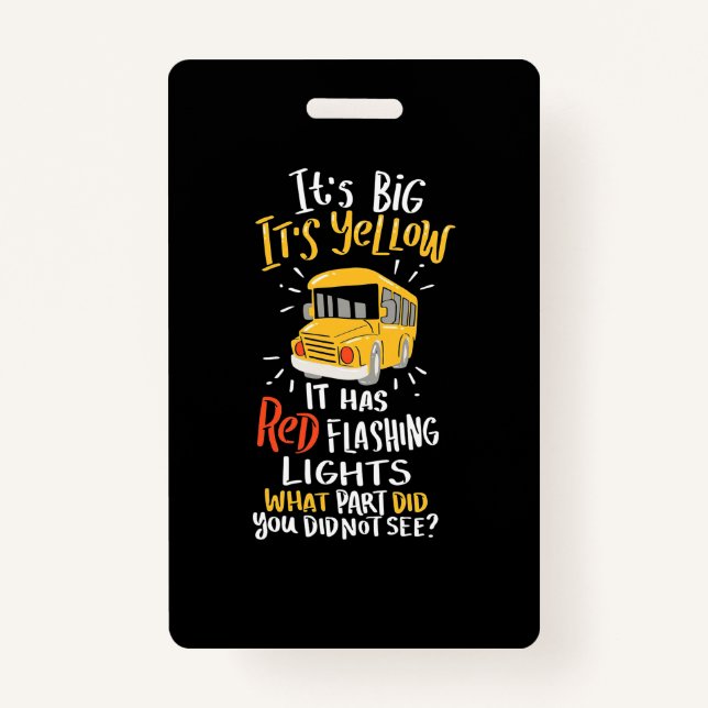 Crachá Ônibus Escolar É Grande E Amarelo (Frente)