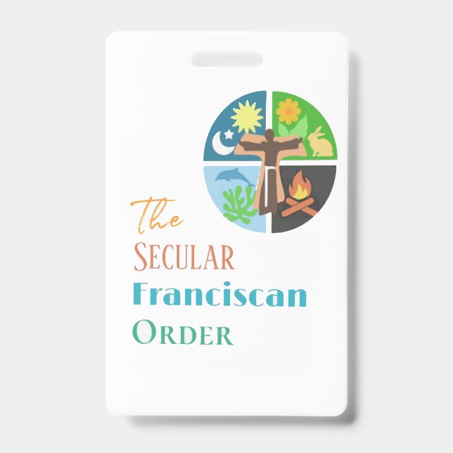 Crachá Ordem Franciscana Secular (Frente)