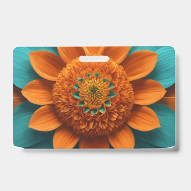 Crachá Orientação: Placa de Plástico - Horizontal Não que (Frente)