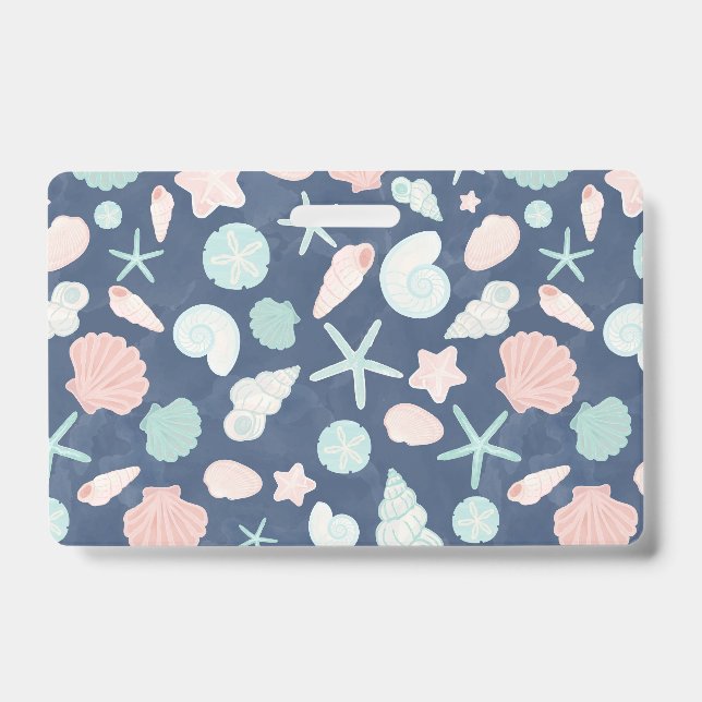 Crachá padrão das conchas (Frente)