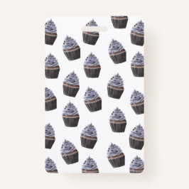 Crachá Padrão do cupcake