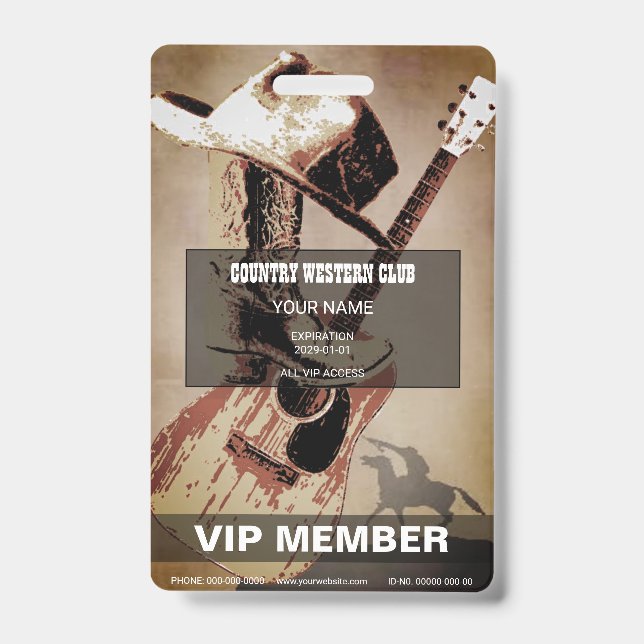 Crachá País ocidental (Front)