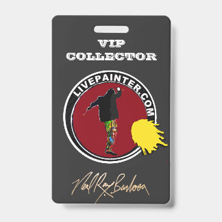 CRACHÁ PARA COLECCIONADORES VIP DE ARTE DE LIVEPAINTER NE