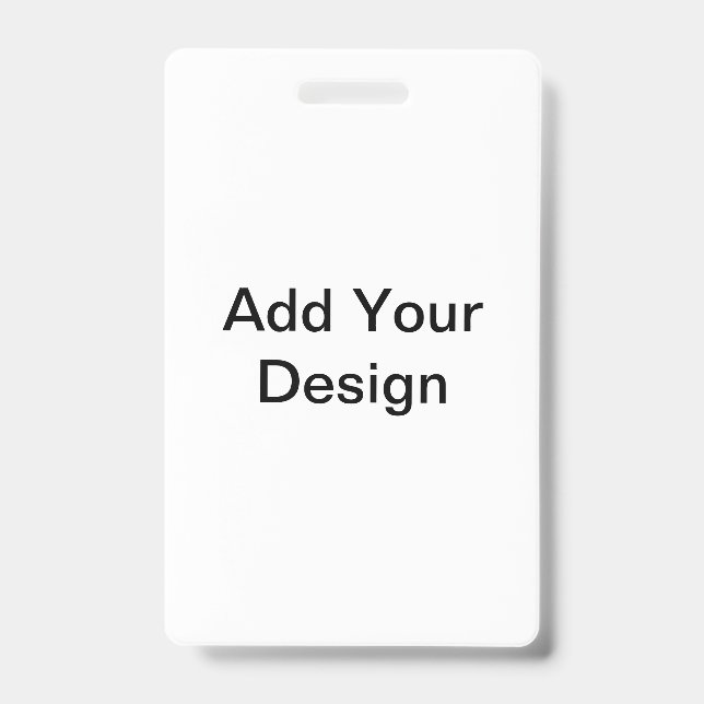 Crachá para ID de foto Adicionar seu Crachá Design (Frente)