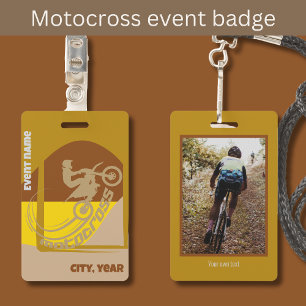 Crachá Participação no evento do clube de motocross mx mo