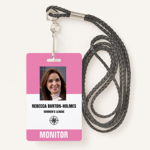 Crachá PASS DO MONITOR DE EVENTOS ESPECIAIS - Identificaç