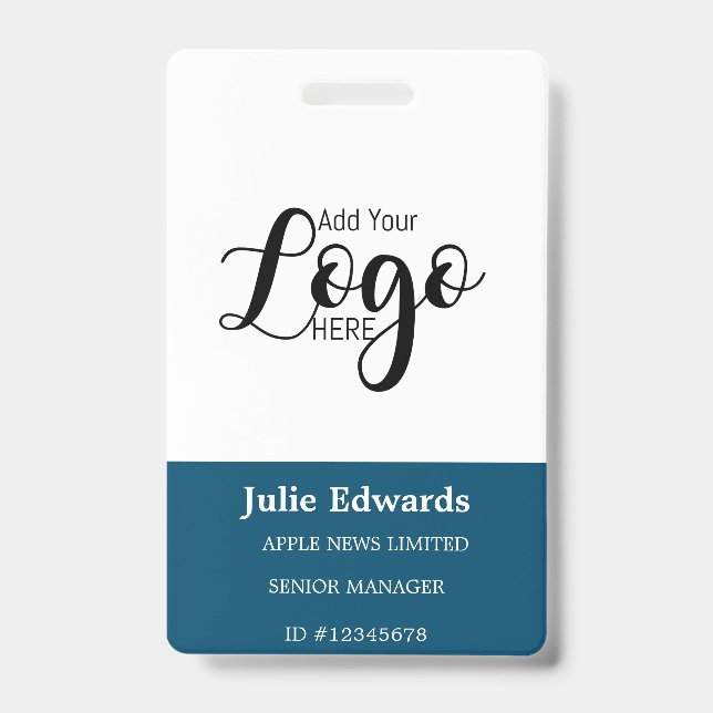 Crachá Passagem de segurança personalizada para ID de fot (Frente)