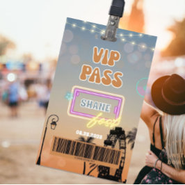 Crachá Passagem VIP do Festival de Música e Artes