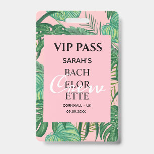 Crachá Passagem VIP para Festa de Despedida de Solteira P