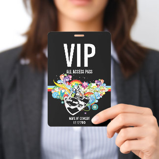 Crachá Passe de Concerto com Acesso Total VIP