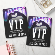 Passe VIP de Evento de Acesso Total