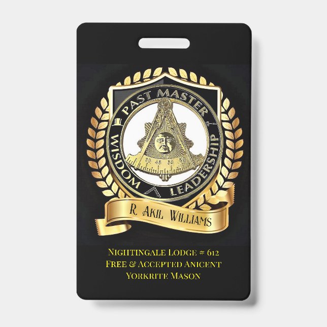 Crachá Pastor (Frente)