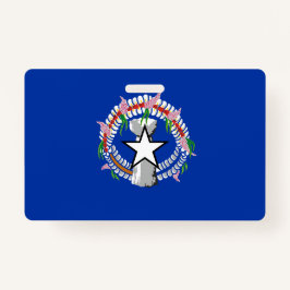 Crachá pavilhão das Ilhas Mariana norte