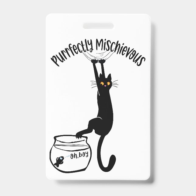 Crachá Perfeitamente Travesso  (Frente)