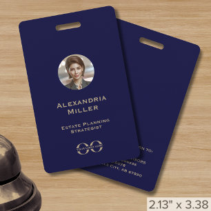 Crachá Personalização da identificação do Funcionarios de