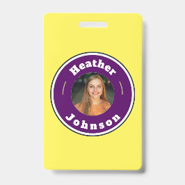 Crachá - Personalizado (adicionar nome e foto)