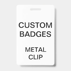 CRACHÁ personalizado costume do GRAMPO do METAL