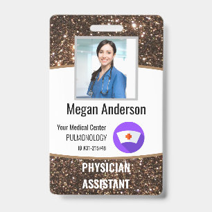 Crachá Personalizado de Funcionário de Hospital co