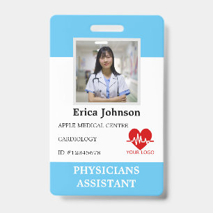 Crachá Personalizado de Funcionário de Hospital co