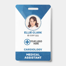 Crachá Personalizado de Funcionário de Hospital, L