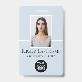 Crachá Personalizado de Funcionário, Foto, Código 