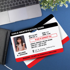Crachá Personalizado de Identificação de Emergênci