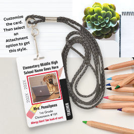 Crachá Personalizado de Identificação para Profess