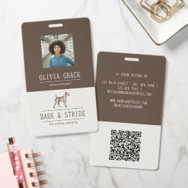 Crachá Personalizado de Nome Comercial de Cachorro