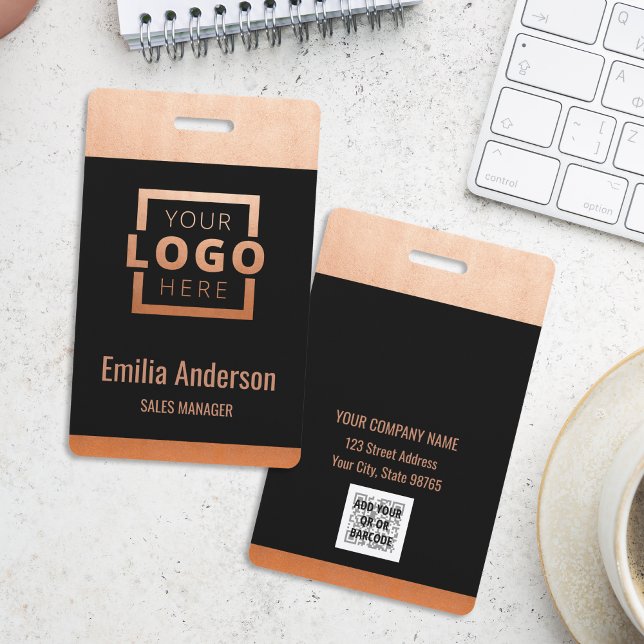 Crachá Personalizado Logotipo Comercial Copper Basic Barc (Criador carregado)