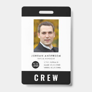 Crachá Personalizar a cor Adicionar logotipo Fotografia P