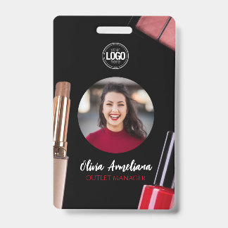 Crachá Personalizar Negócios | Empresa de Maquiagem Moder
