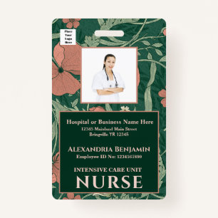 Crachá Personalizar o código do Bar para ID de logotipo d