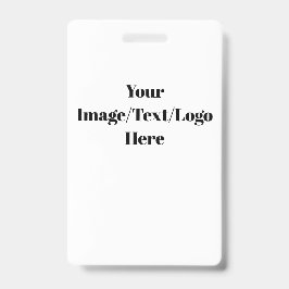 Crachá Personalizar ou personalizar