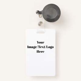 Crachá Personalizar ou personalizar