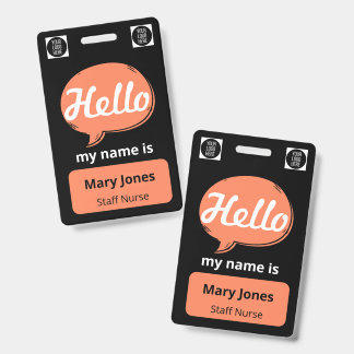 Crachá Personalized Name Lanyard | Custom Business Event 