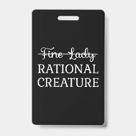 Crachá Persuasão Jane Austen - Criatura Racional I