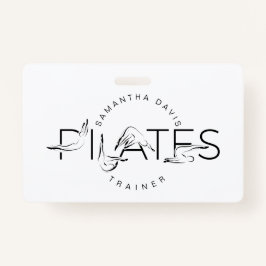 Crachá Pilates Possui Palavras em Pilatos